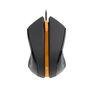 A4 Tech Mouse V-Track USB N-310 BK/OR Preto/Laranja