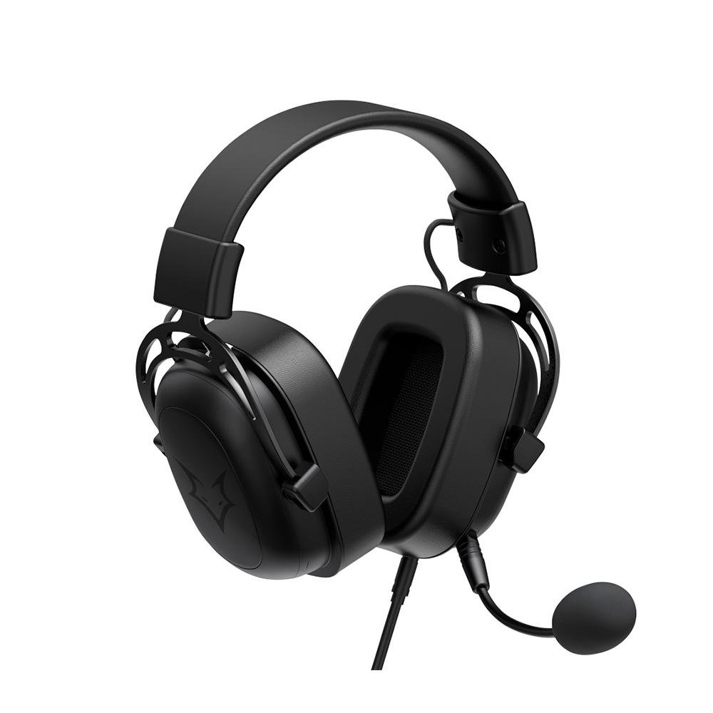 Headset Gamer Husky Gaming Blizzard, Preto, Microfone removível, Surround 7.1 & Stereo, Driver 53mm, Conexão P3 & USB - HGMD018 Headset Gamer Husky Gaming Blizzard, Preto, Microfone removível, Surround 7.1 & Stereo, Driver 53mm, Conexão P3 & USB - HGMD018