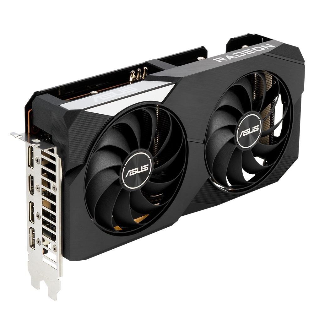 Placa de Vídeo RX 6600 DUAL 8G Asus, 8GB GDDR6 - DUAL-RX6600-8G