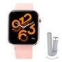 SmartWatch Kabum smart 500, Rosé, Pulseira Extra Cinza, Compatível IoT Tuya - KBSAC007