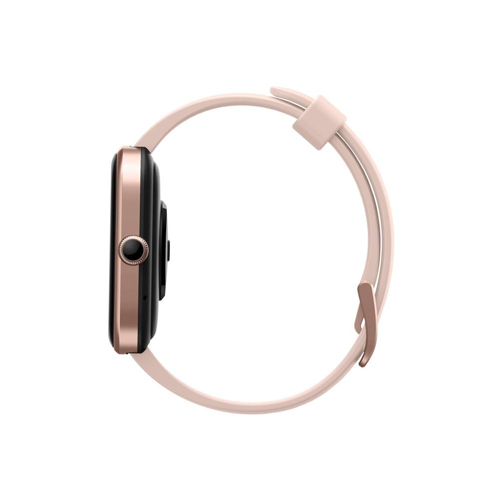 Imagem 3 de 5 do produto SmartWatch KaBuM! smart 700, Rosé, Pulseira Extra Verde Claro, Compatível IoT Alexa - KBSAC020