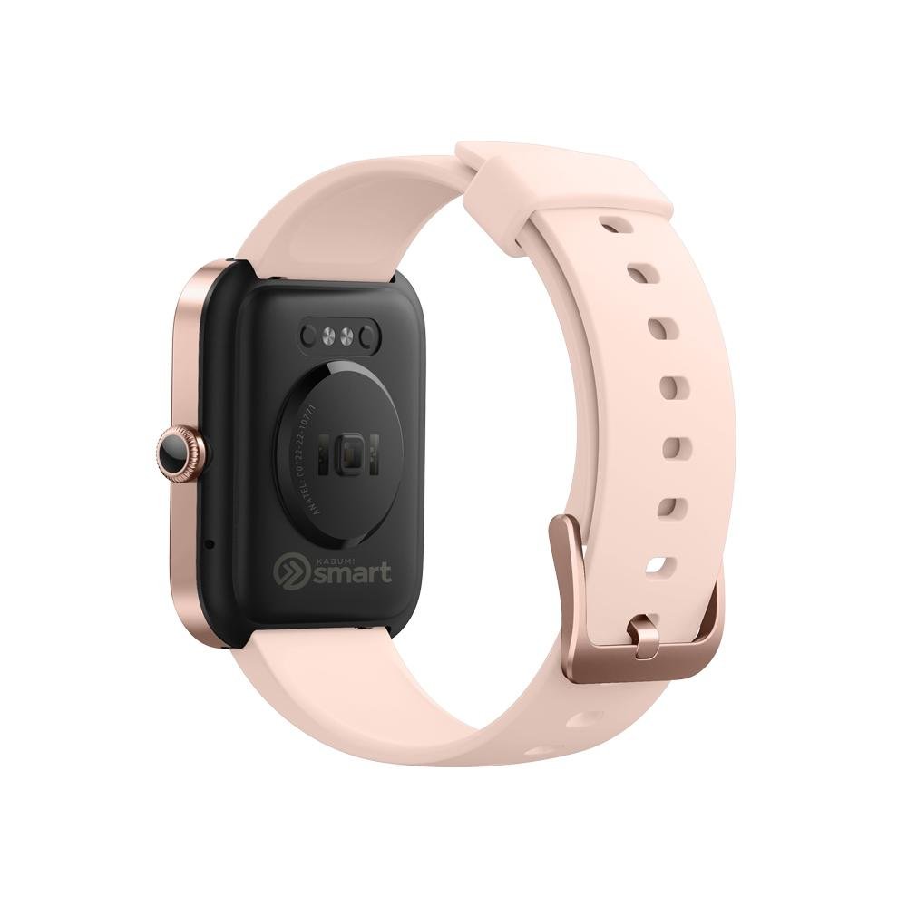 Imagem 4 de 5 do produto SmartWatch KaBuM! smart 700, Rosé, Pulseira Extra Verde Claro, Compatível IoT Alexa - KBSAC020
