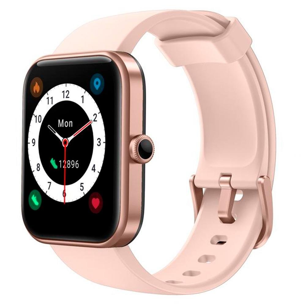 SmartWatch KaBuM! smart 700, Rosé, Pulseira Extra Vermelho, Compatível IoT Alexa KBSAC021 2