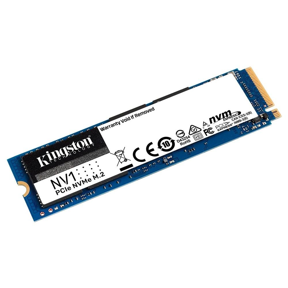 Imagem 2 de 5 do produto SSD 250 GB Kingston NV1, M.2 2280 NVMe, Leitura: 2100MB/s e Gravação: 1100MB/s - SNVS/250G