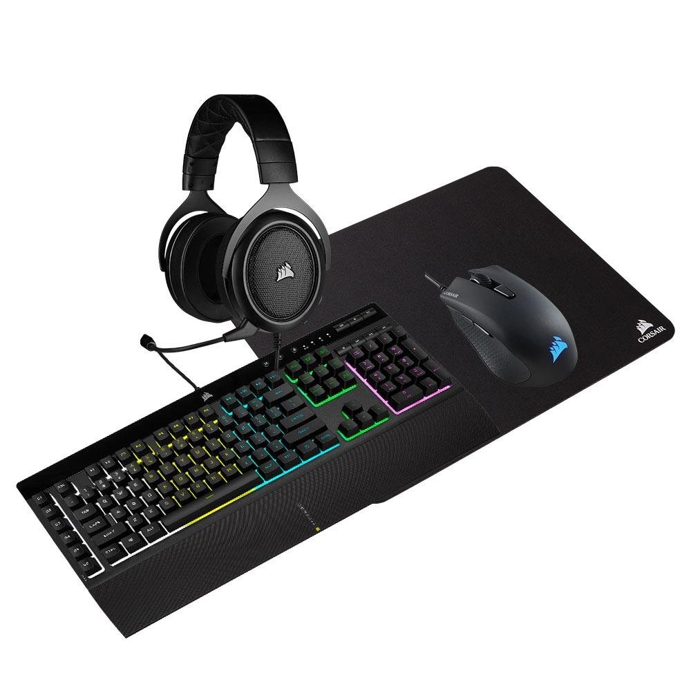 Kit Corsair teclado Gaming K55 RGB / Mouse Harpoon RGB –