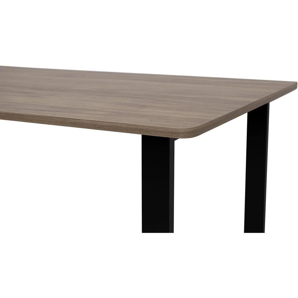 Mesa Office Hayonik MHO 1500, Pés com Regulagem de Altura, Borda 15mm, Amendola Rustica - ( Balão.info - foto 3
