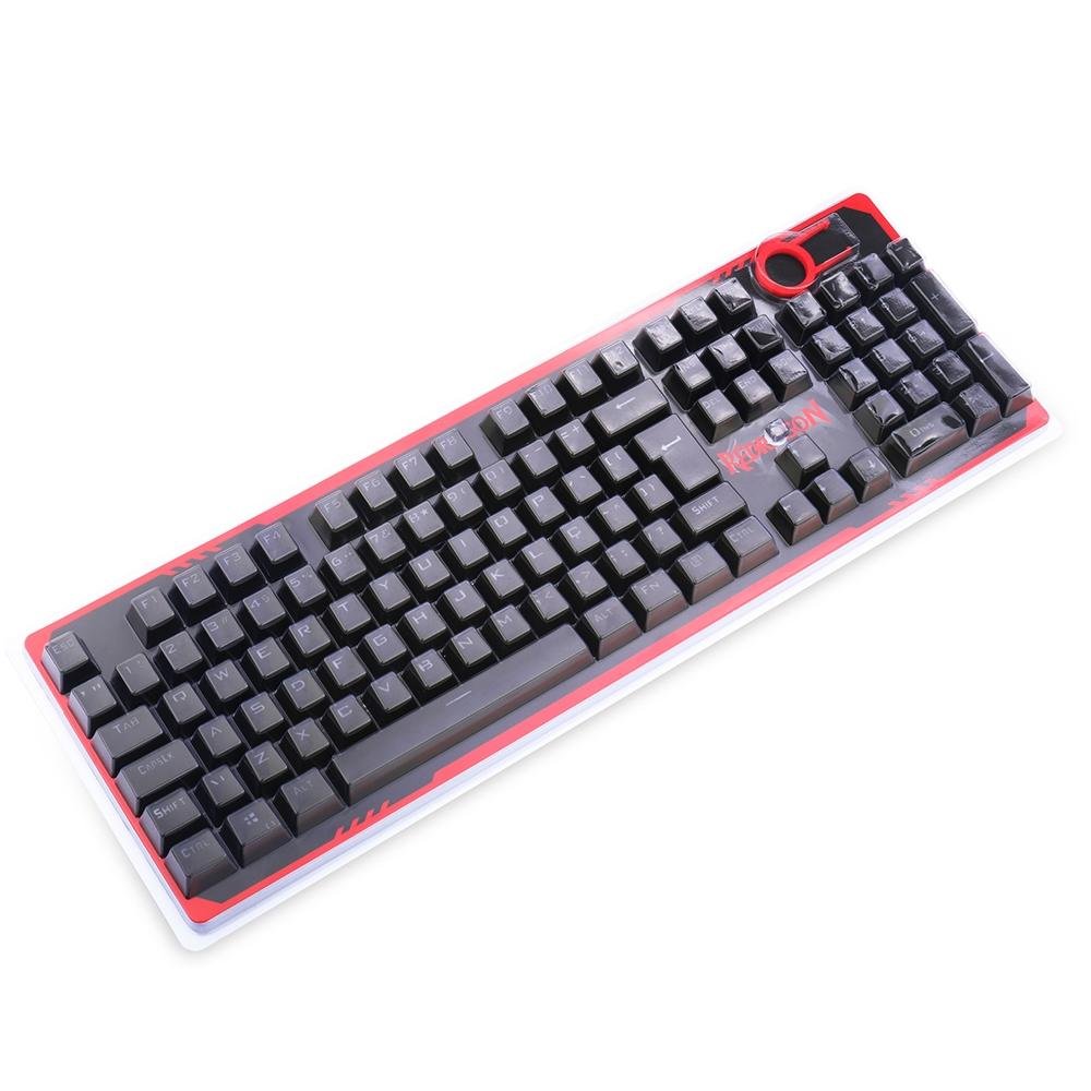 Teclas Redragon para Teclado Mecânico, Double Shot, 106 peças, ABNT 2, Preto - A108 Teclas Redragon para Teclado Mecânico, Double Shot, 106 peças, ABNT 2, Preto - A108