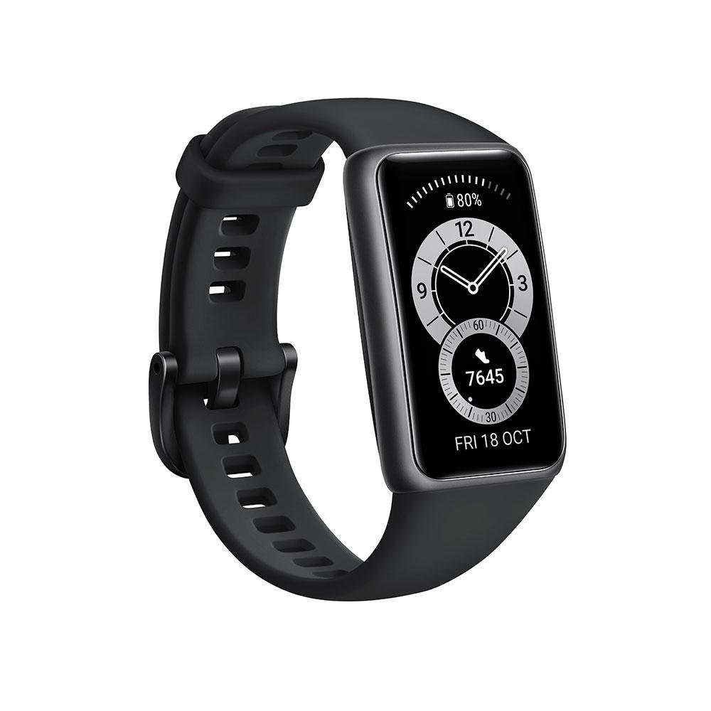 Relógio Smart Band 6 Huawei, 96 Modos de Treino, Visor FullView, Monitoramento de Sono, Preto - BAND6PTO Relógio Smart Band 6 Huawei, 96 Modos de Treino, Visor FullView, Monitoramento de Sono, Preto - BAND6PTO