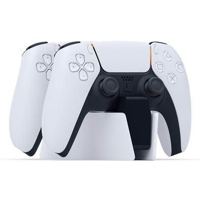 Carregador dual fast ps5 para sony playstation 5, estação de carregamento  projetada com patente, controle dualsense com cabo de carregamento tipo c