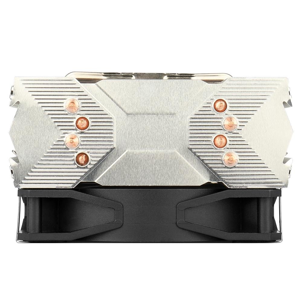 Imagem 6 de 7 do produto Air Cooler Redragon Tyr, LED Rainbow, AMD/Intel, 120mm, Preto - CC-9104
