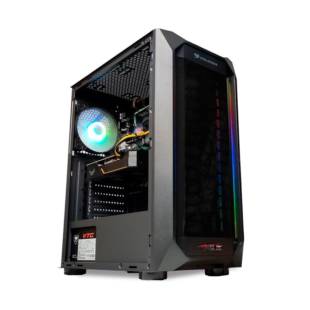 Imagem 2 de 7 do produto PC Gamer OnPress Powered By Asus, i5 10400F, Geforce GTX 1650 4GB, 16GB, SSD 480GB, 500W 80 Plus White, Linux - ONG104FT16516S48