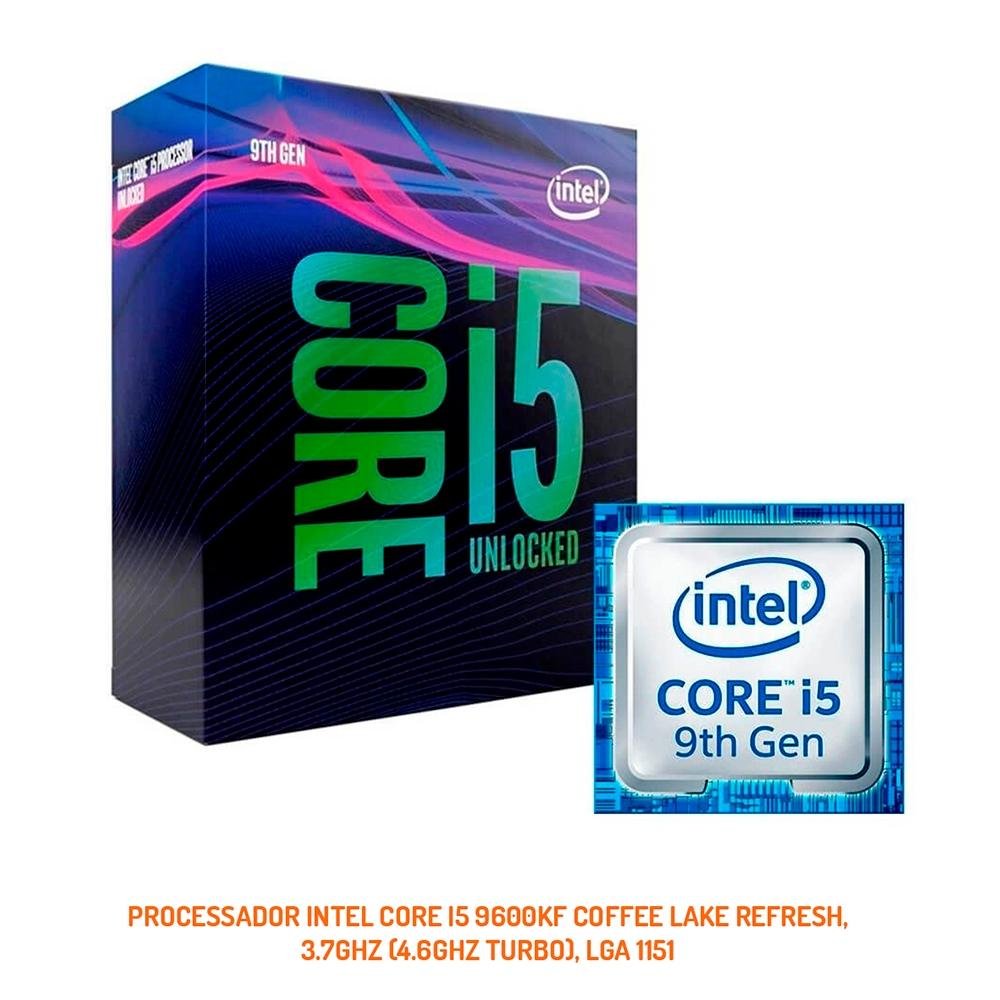 Imagem 4 de 9 do produto PC Gamer OnPress Powered By Asus i5 9600KF, RGB, GTX 1650 4GB, 16GB DDR4, SSD 480GB, Linux, Preto - ONG96KFT16516S48