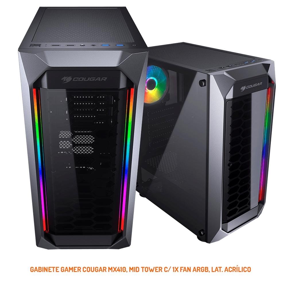 Imagem 5 de 10 do produto Computador OnPress Powered By Asus AMD Atlhon 3000G, RGB, 8GB, SSD 240GB, Linux, Preto - ONG3000G08S24