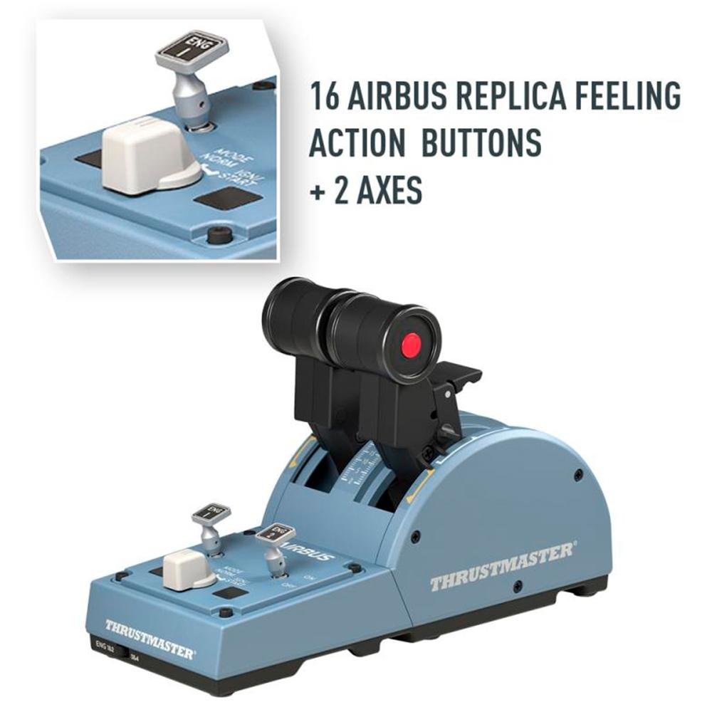 Kit TCA Completo Thrustmaster Captain Pack Airbus | KaBuM!