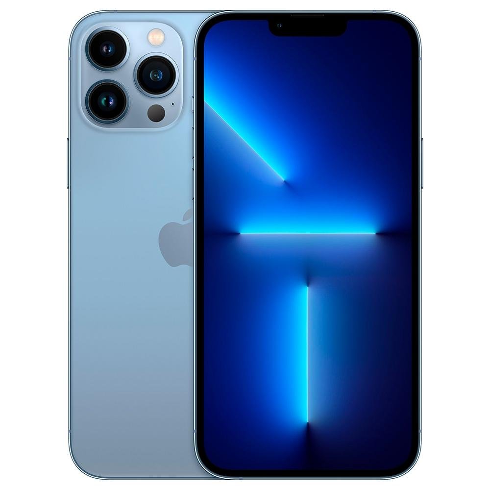 iPhone 13 Pro Max 1TB Azul Sierra, 5G, Tela de 6.7, Câmera Tripla 12MP - MLLN3BZ/A iPhone 13 Pro Max 1TB Azul Sierra, 5G, Tela de 6.7, Câmera Tripla 12MP - MLLN3BZ/A