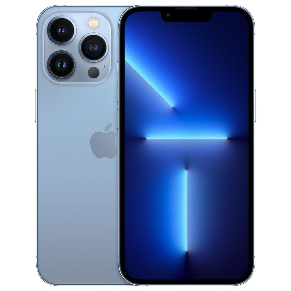 iPhone 13 Pro 256GB Azul Sierra, 5G, Tela de 6.1, Câmera Tripla 12MP - MLVP3BZ/A iPhone 13 Pro 256GB Azul Sierra, 5G, Tela de 6.1, Câmera Tripla 12MP - MLVP3BZ/A