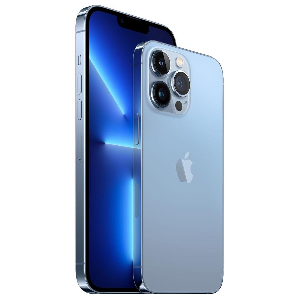 iPhone 13 Pro 512GB Azul Sierra, 5G, Tela de 6.1, Câmera Tripla 12MP - MLVU3BZ/A iPhone 13 Pro 512GB Azul Sierra, 5G, Tela de 6.1, Câmera Tripla 12MP - MLVU3BZ/A