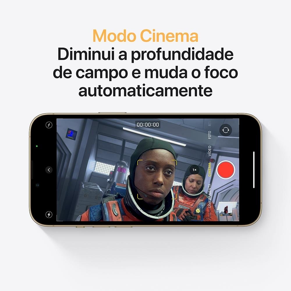 iPhone 13 Pro 1TB Dourado, 5G, Tela de 6.1, Câmera Tripla 12MP - MLVY3BZ/A iPhone 13 Pro 1TB Dourado, 5G, Tela de 6.1, Câmera Tripla 12MP - MLVY3BZ/A