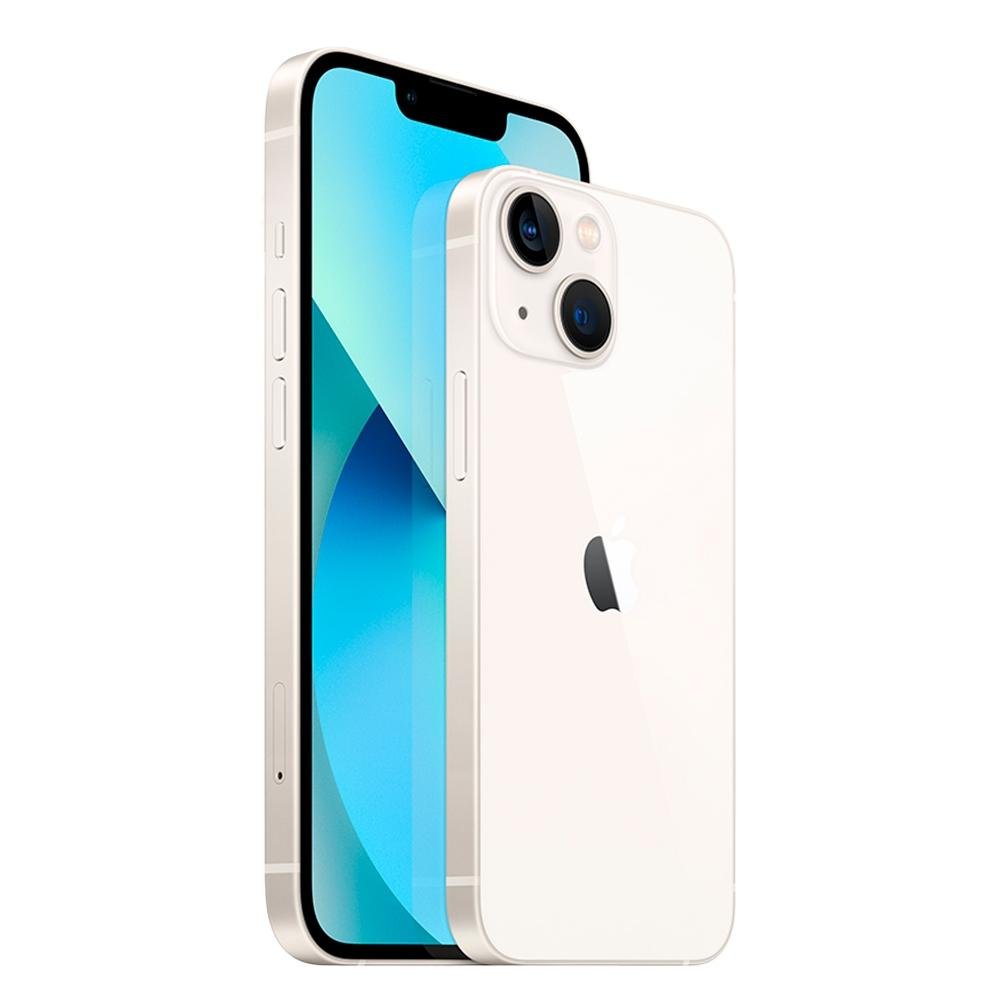 iPhone 13 128GB Estelar, 5G, Tela de 6.1, Câmera Dupla 12MP - MLPG3BZ/A iPhone 13 128GB Estelar, 5G, Tela de 6.1, Câmera Dupla 12MP - MLPG3BZ/A