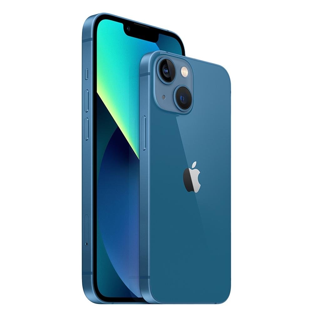 iPhone 13 128GB Azul, 5G, Tela de 6.1, Câmera Dupla 12MP - MLPK3BZ/A