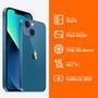 iPhone 13 128GB Azul, 5G, Tela de 6.1, Câmera Dupla 12MP - MLPK3BZ/A