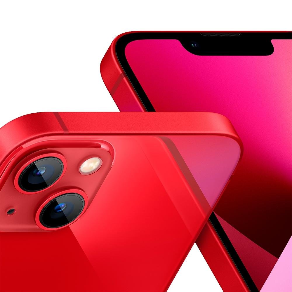 iPhone 13 512GB Vermelho, 5G, Tela de 6.1, Câmera Dupla 12MP - MLQF3BZ/A iPhone 13 512GB Vermelho, 5G, Tela de 6.1, Câmera Dupla 12MP - MLQF3BZ/A