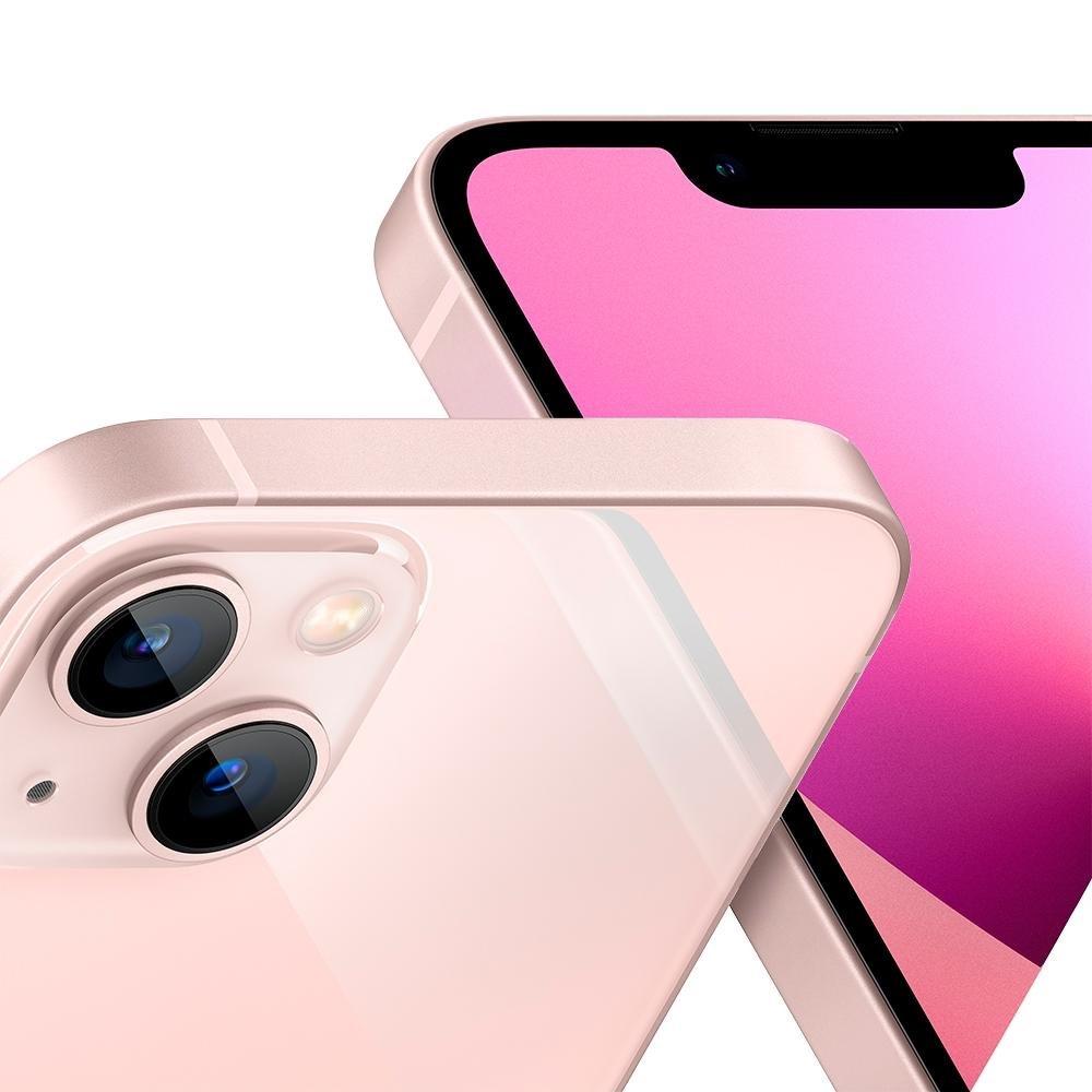 iPhone 13 Mini 128GB Rosa, 5G, Tela de 5.4, Câmera Dupla 12MP - MLK23BZ/A