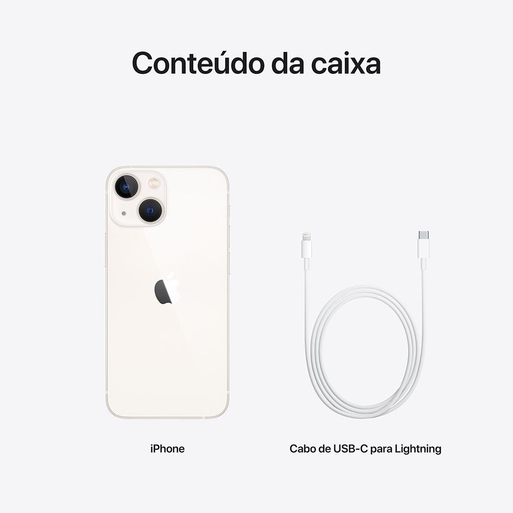 iPhone 13 mini 256GB Estelar, 5G, Chip A15| KaBuM!