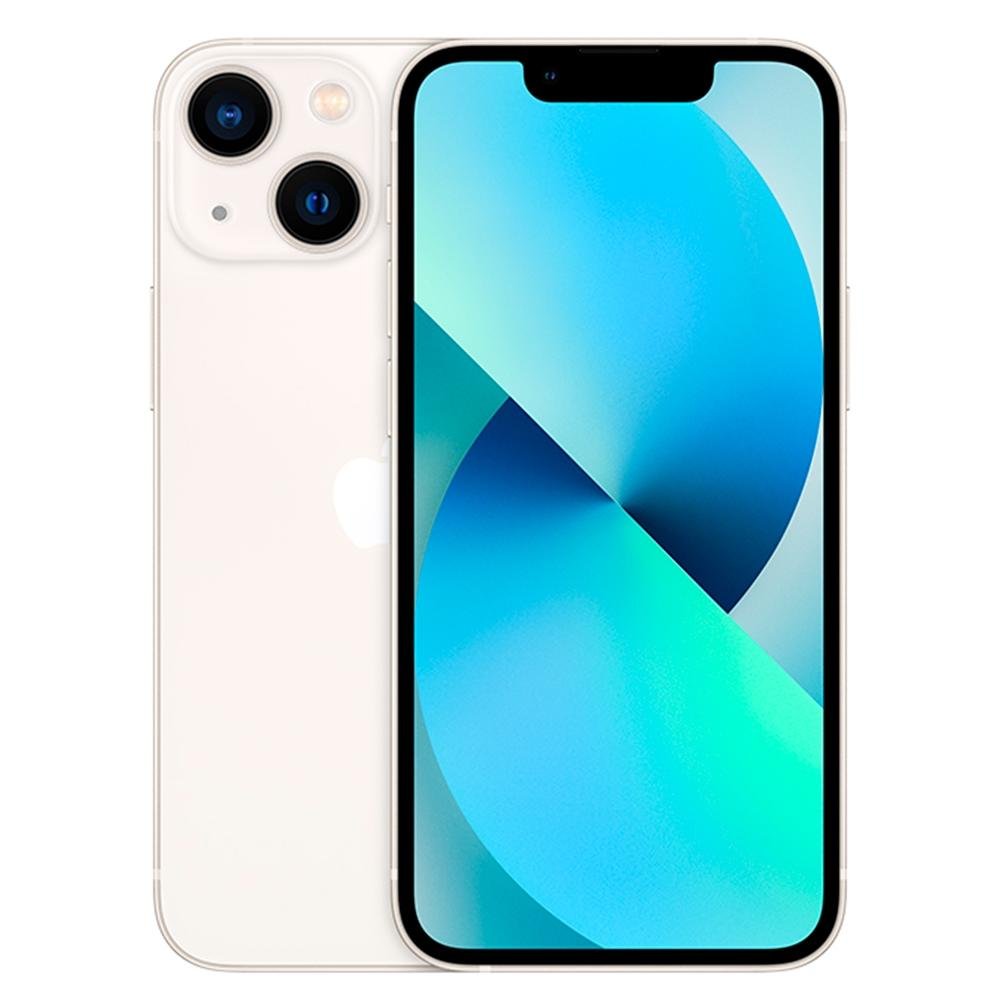 iPhone 13 Mini 512GB Estelar, 5G, Tela de 5.4, Câmera Dupla 12MP - MLKC3BZ/A iPhone 13 Mini 512GB Estelar, 5G, Tela de 5.4, Câmera Dupla 12MP - MLKC3BZ/A