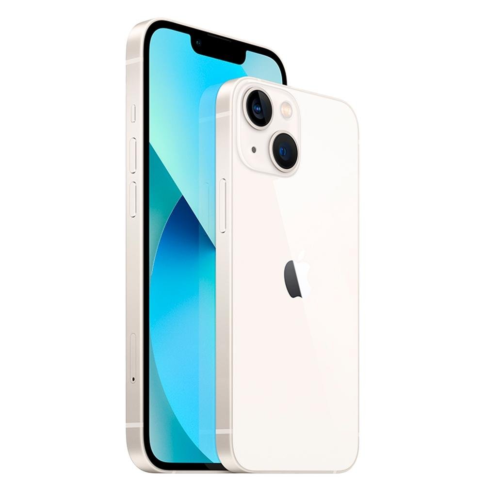 iPhone 13 Mini 512GB Estelar, 5G, Tela de 5.4, Câmera Dupla 12MP - MLKC3BZ/A iPhone 13 Mini 512GB Estelar, 5G, Tela de 5.4, Câmera Dupla 12MP - MLKC3BZ/A