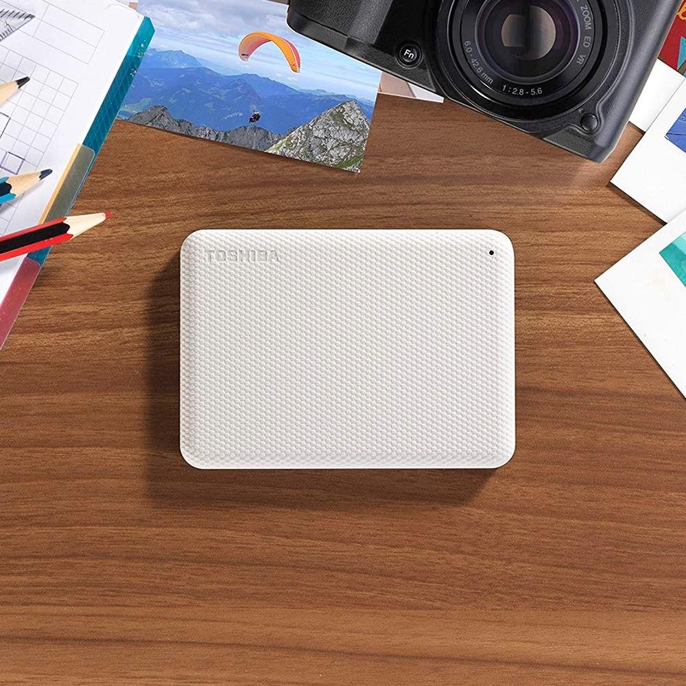HD Externo Toshiba Canvio Advance, 4TB, USB, Branco - HDTCA40XW3CA - view 4
