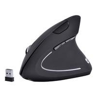 Mouse Sem Fio Vertical Ortopédico Power Fit Vinik   O mouse vertical Power Fit foi desenvolvido para reduzir a deformação do antebraço e a resultante 