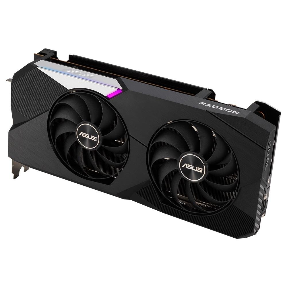 Placa de Vídeo RX 6700 XT DUAL OC 12G Asus AMD Radeon, 12GB GDDR6, Ray Tracing, AMD RDNA 2 Architecture - 90YV0G83-M0NA00
