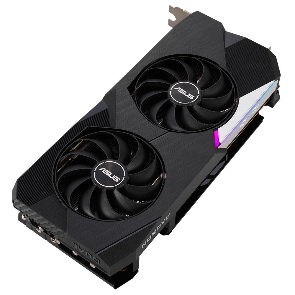 Imagem 8 de 10 do produto Placa de Vídeo RX 6700 XT DUAL OC 12G Asus AMD Radeon, 12GB GDDR6, Ray Tracing, AMD RDNA 2 Architecture - 90YV0G83-M0NA00