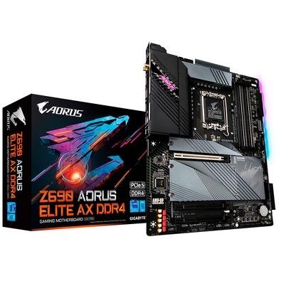 Placa Mãe Gigabyte Z690 Aorus Elite AX, Intel LGA 1700, ATX, DDR4