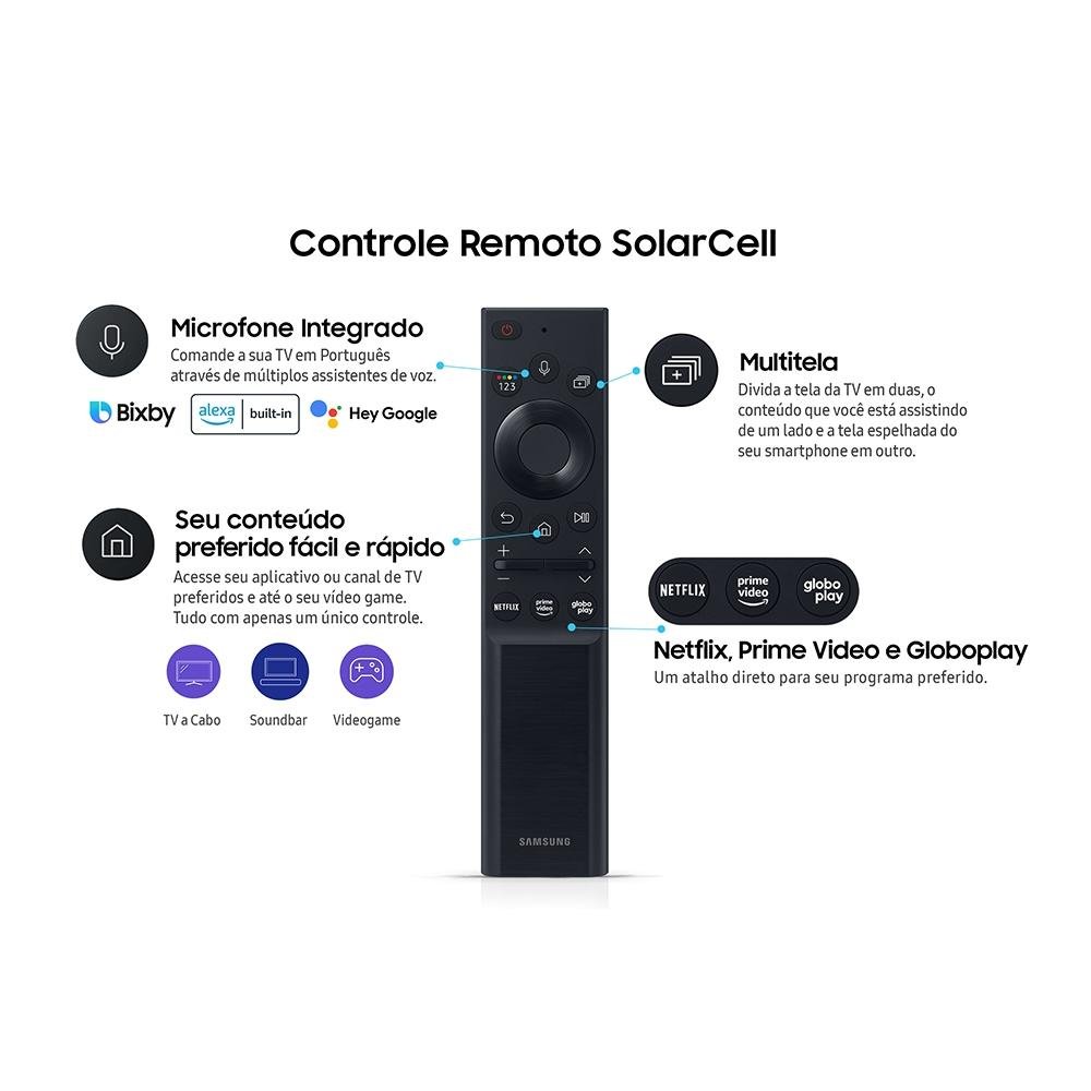 Imagem 11 de 15 do produto Smart TV Samsung 50 Polegadas 4K QLED, HDMI, USB, Modo Game, Processador IA, Pontos Quânticos, Alexa Google Assistente - QN50Q80AAGXZD