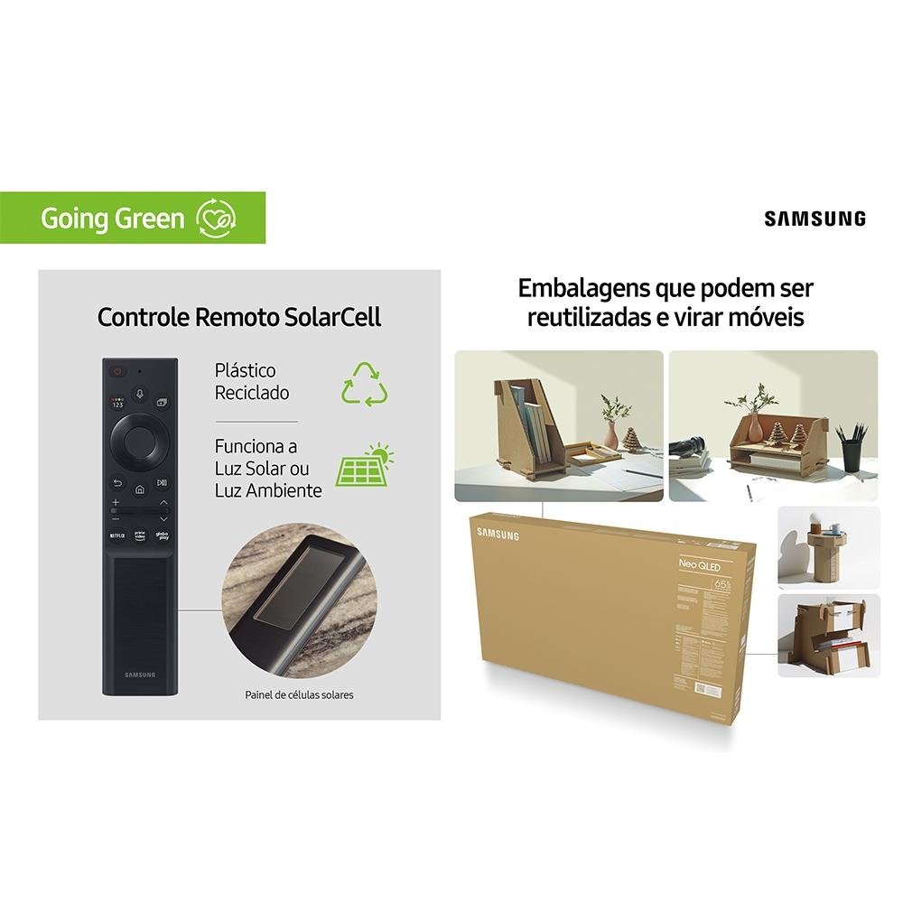 Imagem 14 de 15 do produto Smart TV Samsung 50 Polegadas 4K QLED, HDMI, USB, Modo Game, Processador IA, Pontos Quânticos, Alexa Google Assistente - QN50Q80AAGXZD