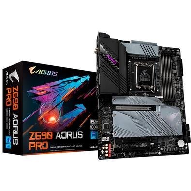 Placa Mãe Gigabyte Z690 AORUS PRO O Novo rei do Jogo. O novo rei da plataforma de jogos continua, a lendária linha AORUS com o fornecimento de ene