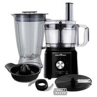 Multiprocessador Britânia All In One BMP900P, 900W, 127V, Preto   • 3em 1: Processador e liquidificador. Mais de 30 funções em um só produto. • Esprem
