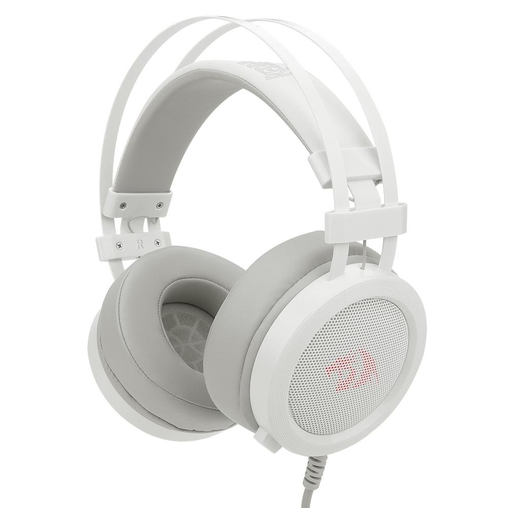 Headset Gamer Redragon Scylla, P2, Drivers 40mm, Branco Lunar White - H901W  | KaBuM!