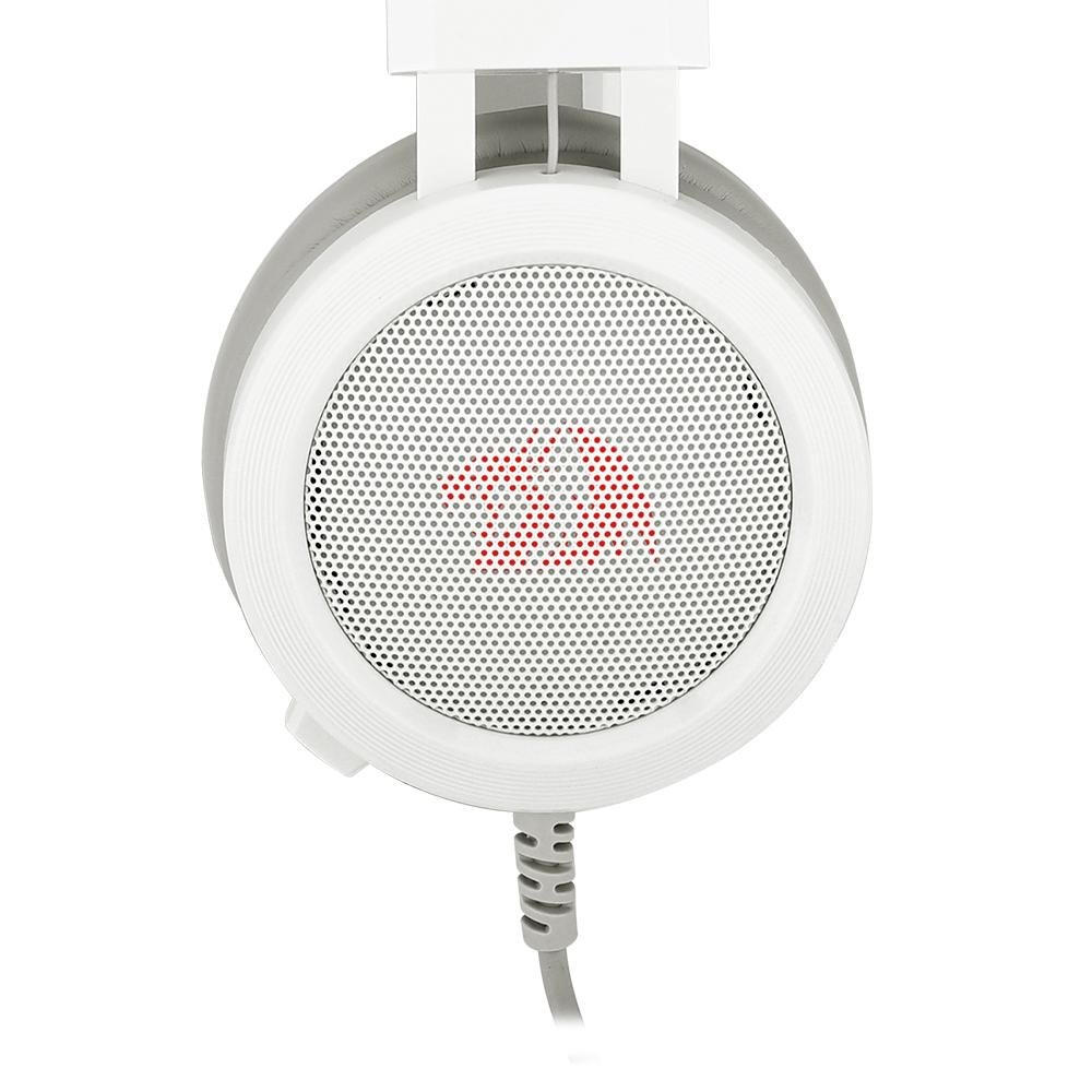Headset Gamer Redragon Scylla, P2, Drivers 40mm, Branco Lunar White - H901W  | KaBuM!