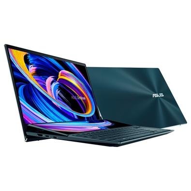 Notebook Asus ZenBook Duo Intel Core i7 O ZenBook Duo 14 permite que produza com tranquilidade, eficiência e sem complicações É o seu companheir