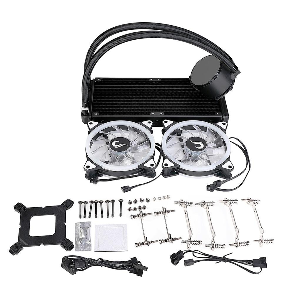 Water Cooler Rise Mode, ARGB, 240mm, AMD/Intel, Preto - RM-WCB-04-ARGB - view 8