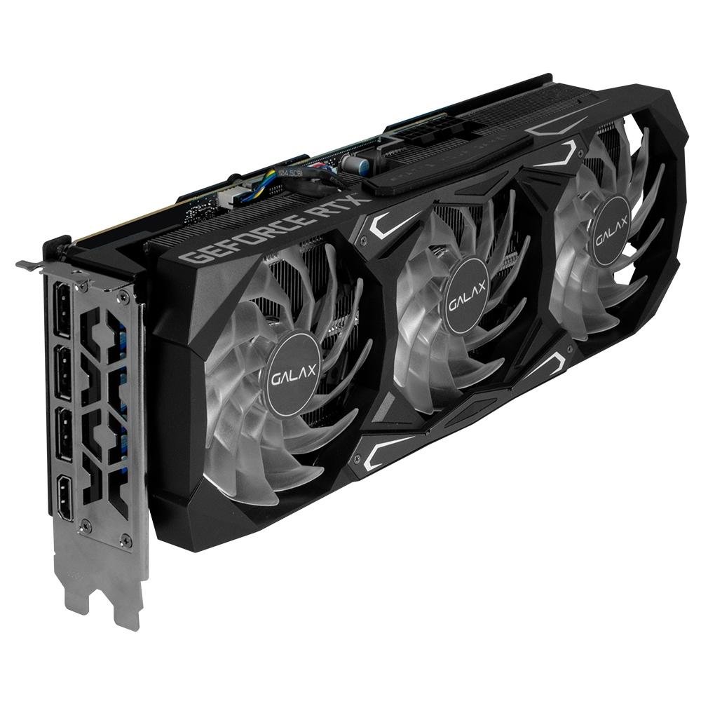 Imagem 12 de 16 do produto Placa de Vídeo RTX 3080 Serious Gaming Galax NVIDIA GeForce, 10GB GDDR6X, LHR, RGB, DLSS, Ray Tracing - 38NWM3MD99RG