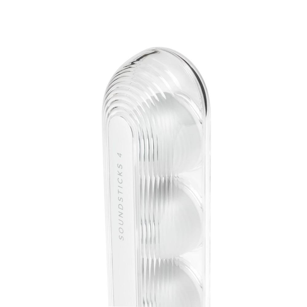 Caixa de Som Bluetooth Harman Kardon Soundsticks 4, 140W RMS, Design Transparente, Branco - HKSOUNDSTICK4WHTBR - view 4