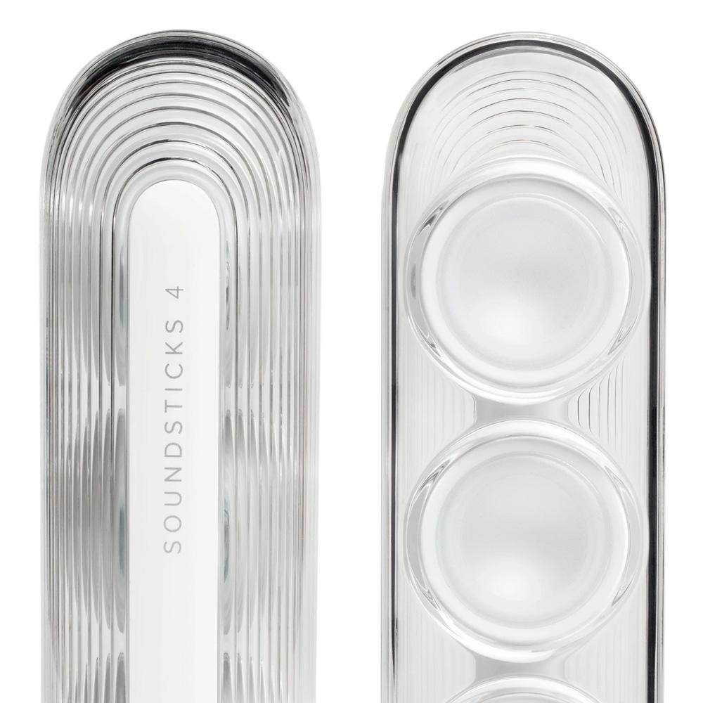 Caixa de Som Bluetooth Harman Kardon Soundsticks 4, 140W RMS, Design Transparente, Branco - HKSOUNDSTICK4WHTBR - view 5