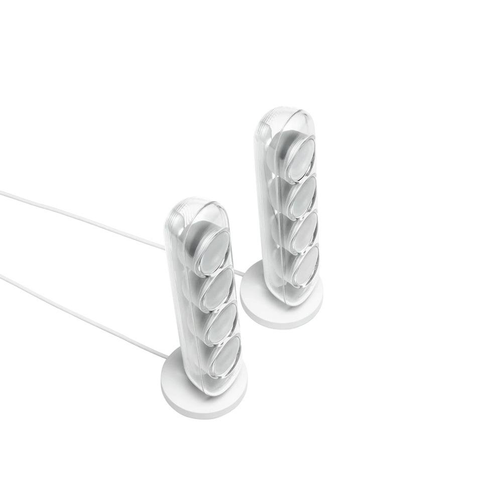 Caixa de Som Bluetooth Harman Kardon Soundsticks 4, 140W RMS, Design Transparente, Branco - HKSOUNDSTICK4WHTBR - view 7