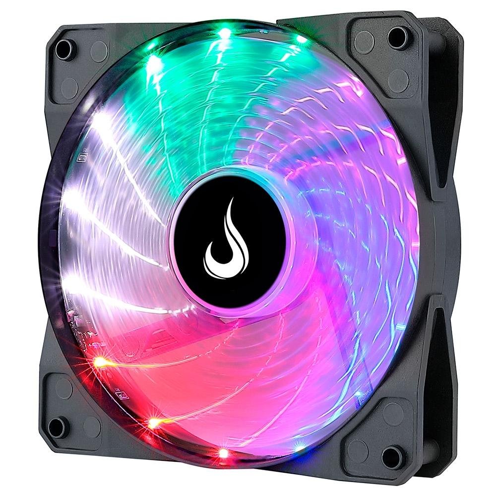Ventoinha Rise Mode Wind, Rainbow, 120mm, Preto - RM-WN-02-RGB 6