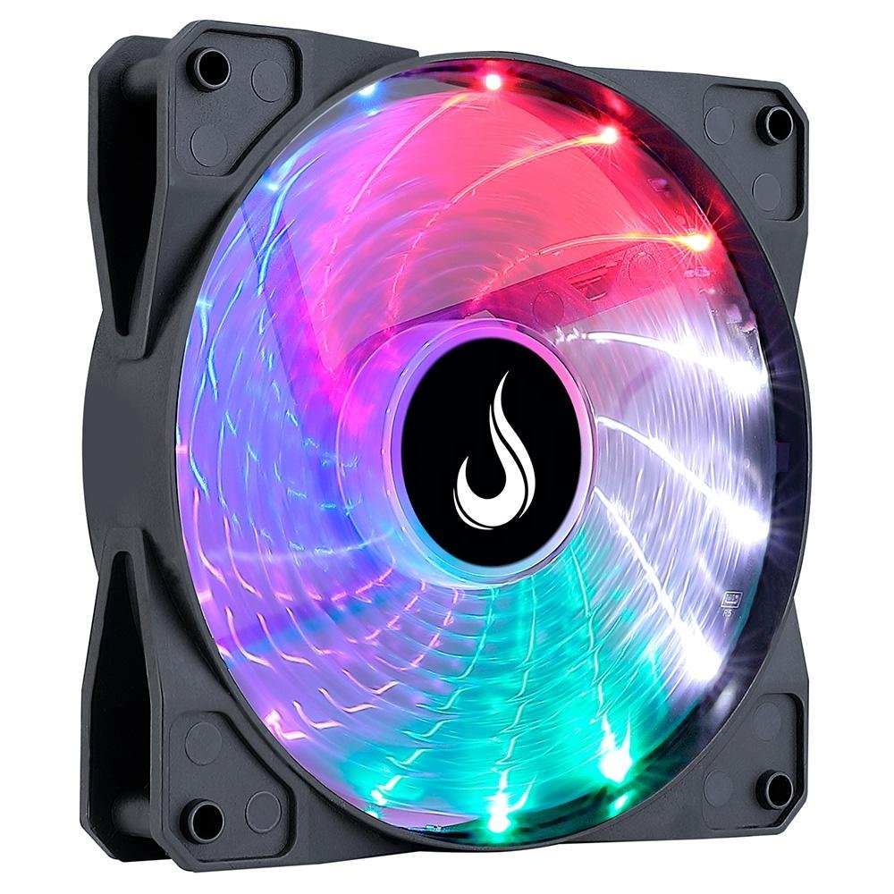 Ventoinha Rise Mode Wind, Rainbow, 120mm, Preto - RM-WN-02-RGB 4