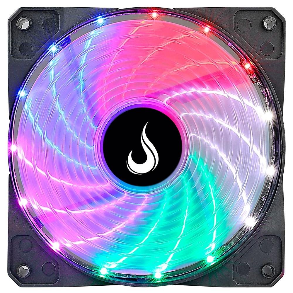 Ventoinha Rise Mode Wind, Rainbow, 120mm, Preto - RM-WN-02-RGB 8